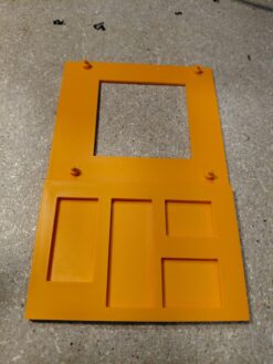3D-printed mounting base designed to simplify the assembly and wiring of the N.E.R.D. system.