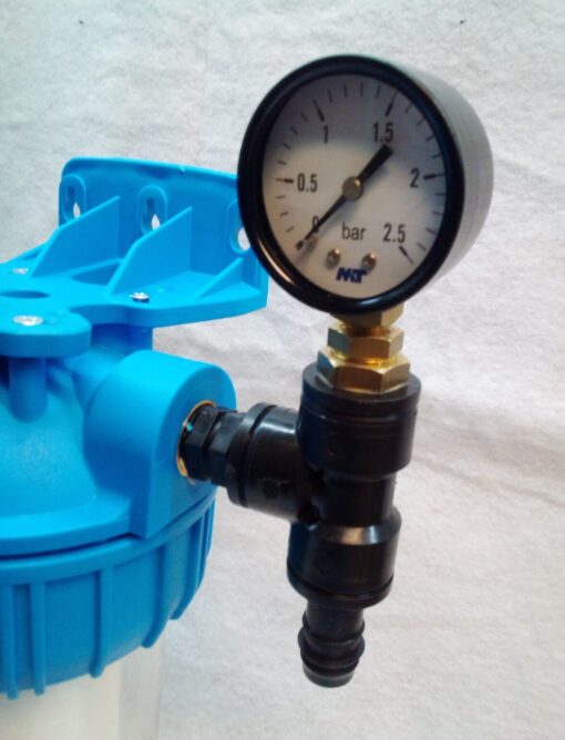 Prefilter assembly (single) for reverse osmosis watermaker