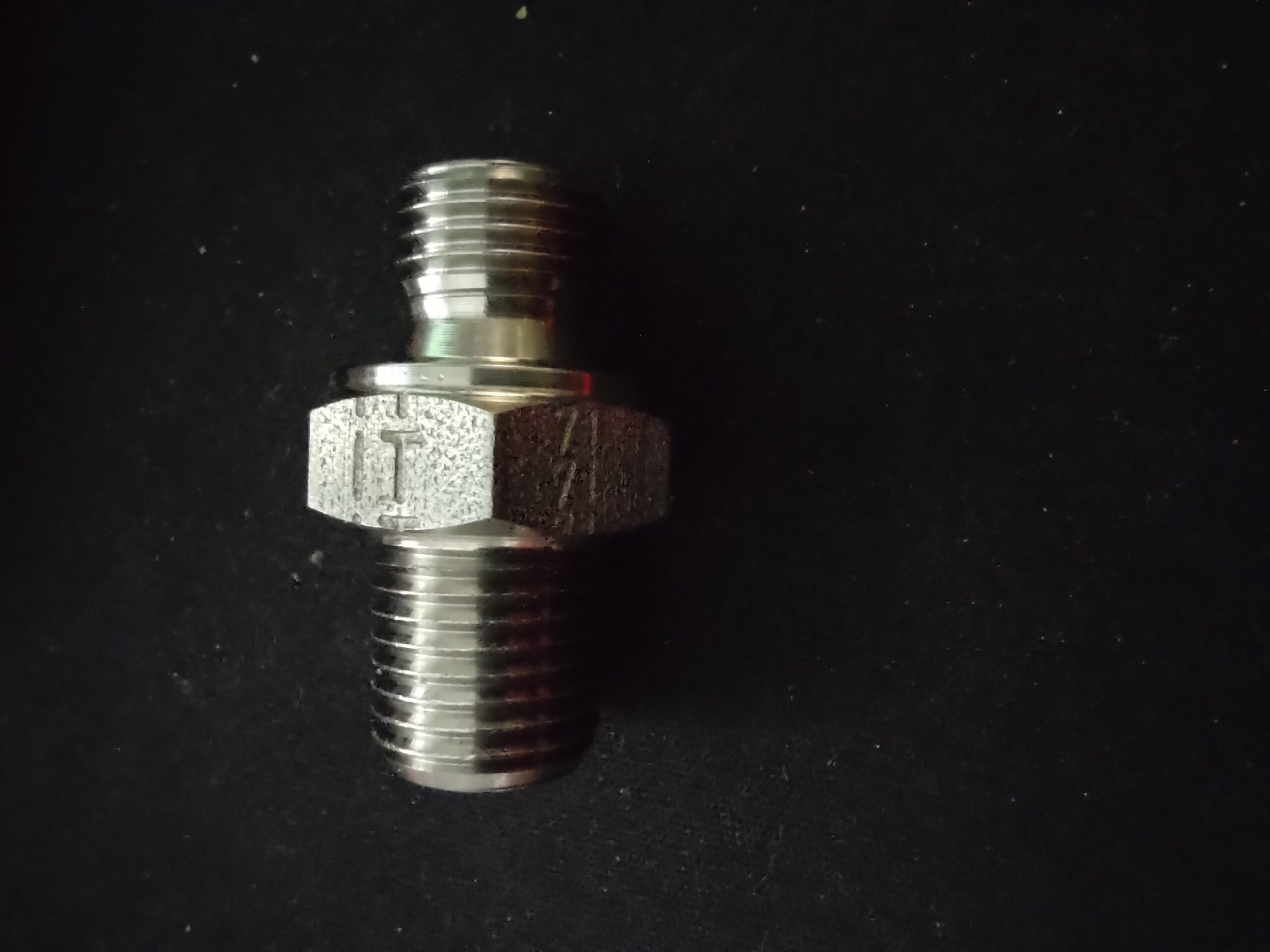 Male Straight Adapter 1/4" Thread BSP Parallel (60° Cone) to NPT
