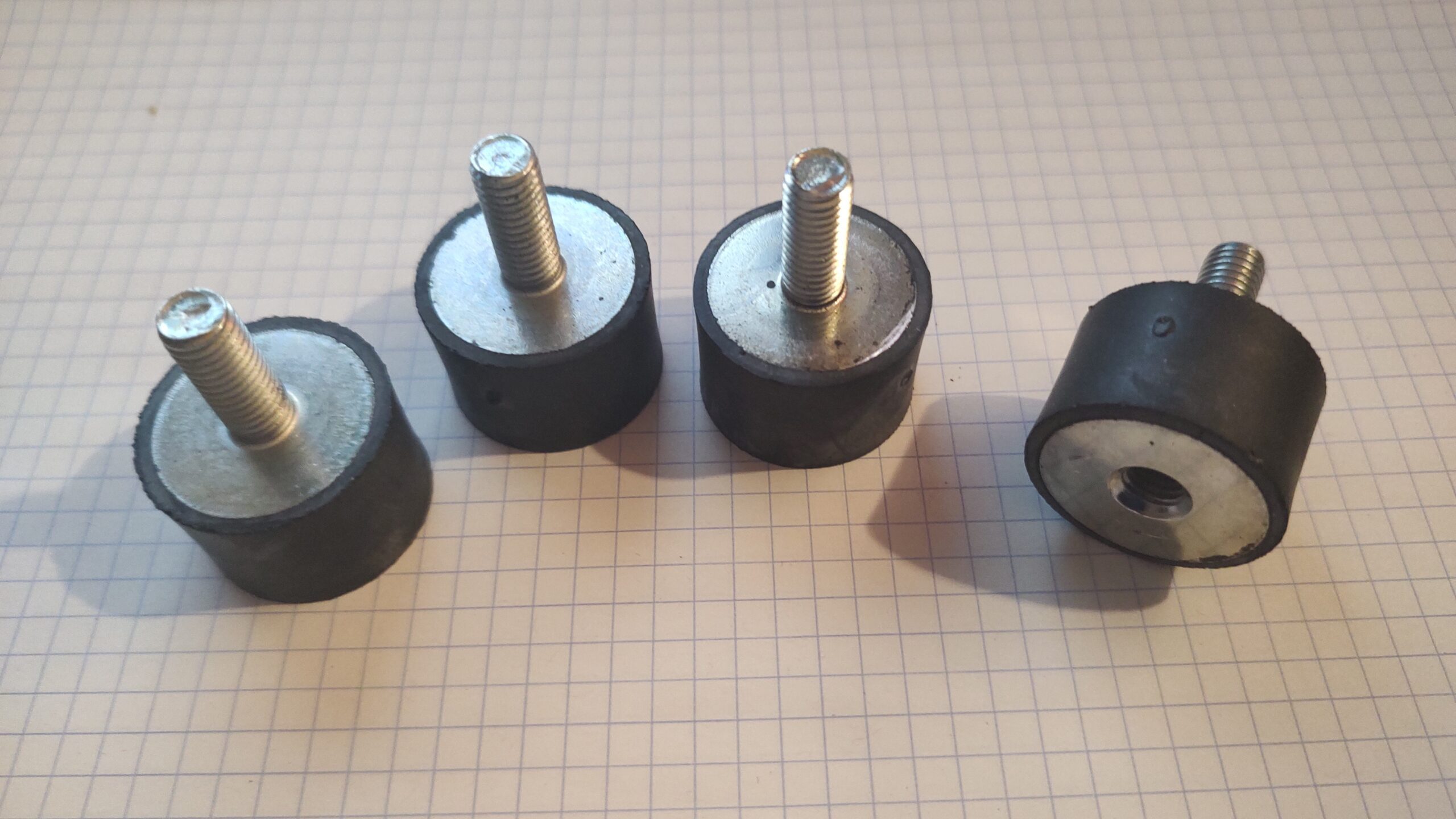 Silent Blocks for Electric Motors - Set 4 pieces