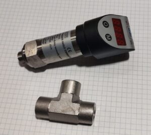 Intelligent Pressure Sensor 0-100 Bar with pressure switch and alarm output at 68 Bar