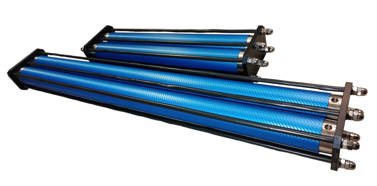 Single Reverse Osmosis RO Pressure Vessels 2.5"x 21" in high performance composite material - Image 3