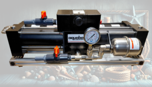 Alternative view of Energy recovery RO marine watermakers series AQUABOOST 45 l/h, 285 GPD, 12Volt (15 Amperes)