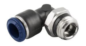 Quick Fit Orienting Elbow Male Adapter “Thread 1/4" UNIVERSAL SHORT” for permeate hose 1/4"