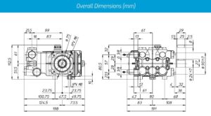 Alternative view of High Pressure Plunger Pump UDOR PNC Series in Brass 4 – 6 – 8 – 11 – 13 l/min