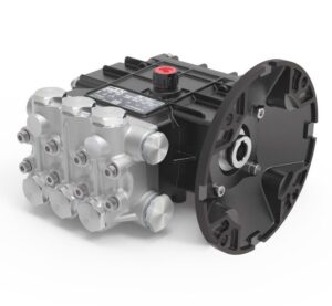High Pressure Plunger Pump UDOR PSD Series - AISI 316L - 5/8″ Hollow Shaft, NEMA 56C Flange