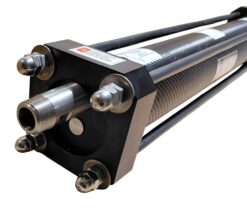 Alternative view of 3″×21″ Reverse Osmosis Pressure Vessel in high performance composite material for 3021 Seawater Membranes