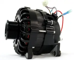 GenMaax Saddle Mount, 12 Volt, 215 Amp High Output Marine Alternator (fits Yanmar Engines)
