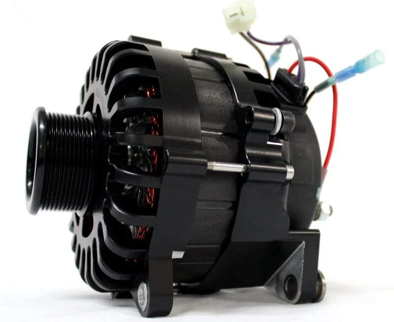 GenMaax Saddle Mount, 24 Volt, 165 Amp High Output Marine Alternator with Remote Rectifier (fits Yanmar Engines) - Image 2