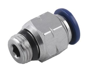 Quick Fit Straight Male Adapter “Thread 1/4" UNIVERSAL SHORT” for permeate hose 1/4"